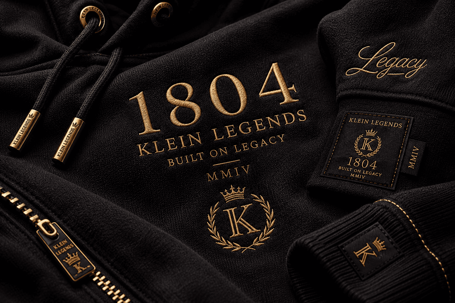 Klein Legends — embroidered hardware detail